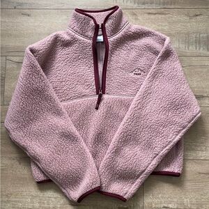 TNA RARE SHERPA 1/4 1/2 FLEECE ZIP UP